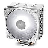 DeepCool GAMMAXX GTE V2 Blanco, Disipador de CPU con 4 Heatpipes, 1* Ventilador PWM de LED...