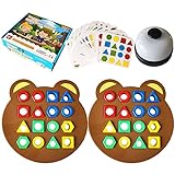 Shape Matching Game, Puzzles Shape Color Matching Board Games, Fine Motor Color Matching...