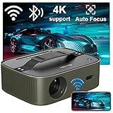 Proyector 4K Soporte, GammaBai Vast Proyector 5G/2.4G WiFi Bluetooth, Enfoque &...