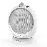 HeiPard Calefactor Portátil Eléctrico,PTC Elemento de Cerámica Ventilador Calefactor de...