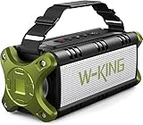 W-KING Altavoz Bluetooth Portatil de 50W(70W Pico), Altavoz Bluetooth Potente con 8000mAh...