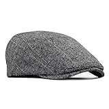 besbomig Newsboy Casquillo Plano Sombreros Boinas Flat Cap para Hombre - Wool Felt Moda...