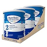 Nutribén Pack Continuación ProAlfa 2, Leche en Polvo de Continuación para Bebés, de 6...