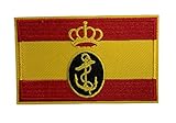 Gemelolandia | Parche Bandera de España con Emblema de la Armada Española | Muy...