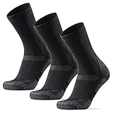 Calcetines de Marcha y Senderismo de Lana Merina para Hombre, Mujer y Niños, Otoño e...