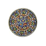 Cerámica Andaluza Plato Pared artístico Andaluz 21 cms. Hecho a Mano, cerámica y Oro 24...
