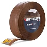 HOLZBRINK Rodapiés flexible autoadhesivo Roble Oscuro Rodapiés flexible 50x20 mm, 25 m...