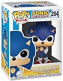 Funko POP! Games Sonic The Hedgehog Sonic With Emerald - Sonic The Hedgehog - Figuras...