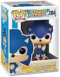 Funko POP! Games Sonic The Hedgehog Sonic With Emerald - Sonic The Hedgehog - Figuras...