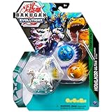 BAKUGAN Evolutions' Starter Pack con 3 (Ultra Haos Howlkor, Aurelus Trox, Basic Aquos...