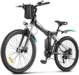 Myatu Bicicleta Electrica Plegable 26', E-Bike con BaterÃ­a ExtraÃ­ble de 36V 10.4Ah, Bici...