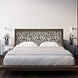 Cabecero de cama en madera Calada, para cama de 135cm. Fabricado artesanalmente en...