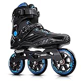 Patines en línea, 3 ruedas, 110 mm, cuchillas para adultos, mujeres y hombres,...