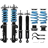 maXpeedingrods 4x Coilover Regulable de 24 Niveles, Amortiguador Roscado para BMW 3 Series...
