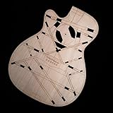 RAKUTE Plantilla for Hacer Guitarras de 40 Pulgadas, Molde de Madera, Forma de Molde,...