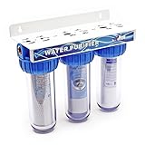 Naturewater NW-BR10B4 Filtro de agua 3-Etapas 32.89mm (1'), cartucho-PP sedimentos y...