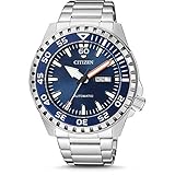 Citizen Reloj Analógico para Hombre de Automático con Correa en Acero Inoxidable...