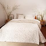 La Mallorquina Colcha de Piqué - Malia (Cama 180 o 200 cm - 280x260 cm - Crudo) | Colchas...