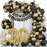 30 Años Decoracion Cumpleaños, Globos 30 Cumpleaños Hombres, Decoraciones Fiesta Oro...