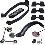 Poweka Guardabarros Trasero Compatible con Xiao-mi M365 / M365 Pro Scooter con Soporte Luz...