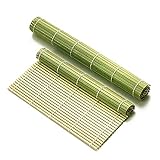 JXCAA 3 Piezas Esterilla De Bamboo para Sushi, Sushi Rolling Mat, Persianas De Bambú para...