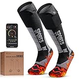 Calcetines Calefactables,Calcetines Térmicos Recargables de 5000 mAh,Calcetines...