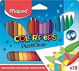 Maped 862012 - Estuche con 18 ceras duras