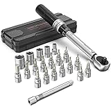 Handife Llave Dinamométrica 1/4 Bicicleta, Carraca Dinamometrica 5-25 Nm, Precisión...