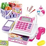 Sotodik 34PCS Caja registradora Juguetes para niñas Juegos de imaginación Supermercado...