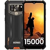 HOTWAV W10 Móvil Resistente 15000mAh Android 12 Smartphone Libre Resistente, 6,53'...