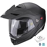 Scorpion ADX-2 Bluetooth Sena Intercom Integrado Negro Mate - Casco de Moto Trail Modular...