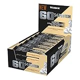 Weider 60% Protein Bar Cookies & Cream 24 x 45 gr. La barrita con más proteína del...