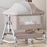 Cuna para bebé 3 en 1,Cuna junto a la cama para bebé, Cama junto a la cama con...