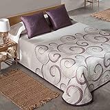 El Tintorer Colcha de Verano Atica, Malva, Cama 150 cm.