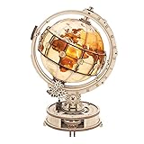 ROKR Puzzle 3D Madera Globo Luminoso Maquetas de Madera para Construir Maquetas para...