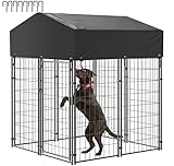 BingoPaw Parque para Mascotas Perros Corral Valla Jardin Jaula Perrerras Cerca de...