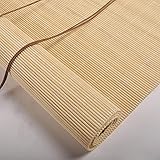 WEITONG Persianas de bambú natural para ventana, cortinas enrollables de filtrado de luz,...
