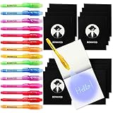 BONNYCO Bolígrafo Tinta Invisible y Libreta Pack x 16 Cumpleaños Niños Colegio,...