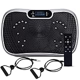 WeightWorld Plataforma Vibratoria Fitness - Máquina de Ejercicio y Masajes, Entrenamiento...