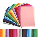 Kesote 300 Papel de Seda Papel de 30 Colores para Hacer Manualidades Decorativas (29 x 20...