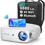 Proyector WiMiUS 9800L 5G WiFi Bluetooth proyector 4K, Fire Stick, PS5