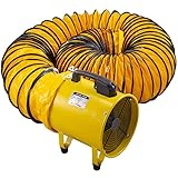 Mophorn Ventilador Portátil 10 Pulgadas Ventilador de Ventilación Portátil...