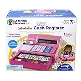 Caja registradora calculadora de Pretend & Play de Learning Resources, caja registradora...