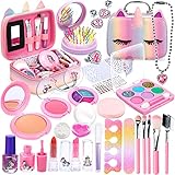 BEYAOBN Kit de Maquillaje Niñas, 31 Piezas Kit de Maquillaje para Niñas Lavable, Juego...