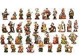 Set 36 figuras de Belén de resina de 7 cm de Paben