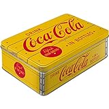 Nostalgic-Art - Coca-Cola Logo Yellow - bote de almacenamiento plana