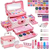 Maquillaje para Niñas Juguetes para Chicas - 57 Piezas Set de Maquillaje Niñas, Kit de...