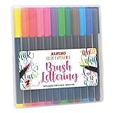Alpino Color Experience 12 Rotuladores Brush Lettering, Rotuladores para Lettering,...