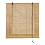 Estores Basic, persianas de bambu, miel, 150x170cm, estores para ventana, persianas...