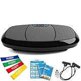 Bluefin Fitness Plataforma Vibratoria 3D con Doble Motor Gran Superficie Anti-Deslizante |...